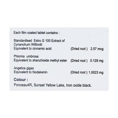 Estro G 100mg Tablet 15'S - Ayurvedic Medicine-AYU