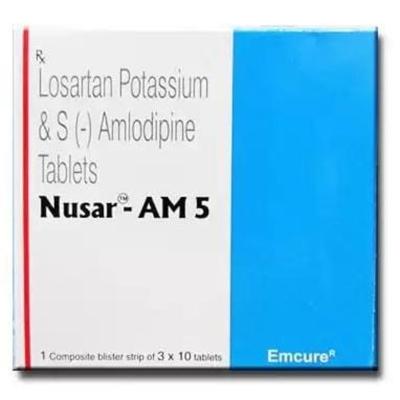 Nusar AM 5mg Tablet 10'S - Hypertension-Cal