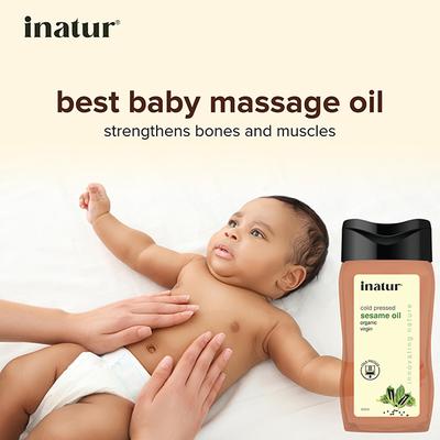 Inatur Pure & Cold Pressed Oil - Sesame (Til Oil) 100 ml - Massage Oils