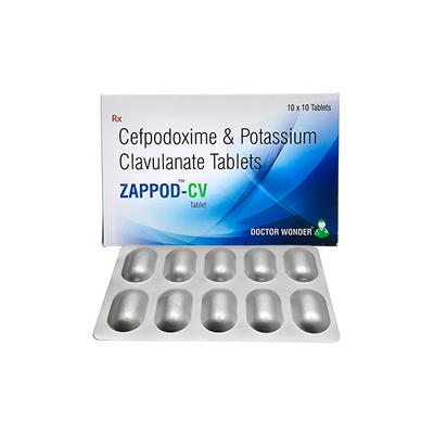 ZAPPOD CV Tablet 10's - Bacterial Infections-Cep