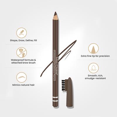 Miss Claire Waterproof Eyebrow Pencil 03 Medium Brown 1.4 Gm - Eyebrow Pencils & Enhancers