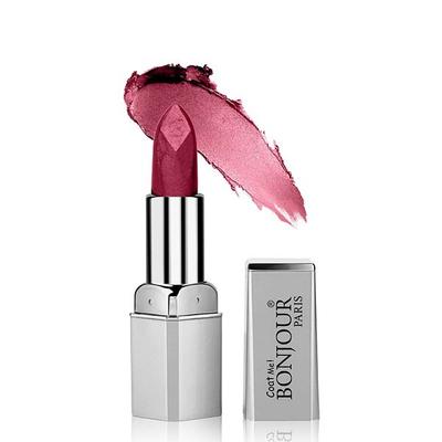 Bonjour Paris Premium Mettalic Shine Lipstick for Women - Pink 4.2 gm - Lipsticks