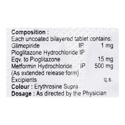 ACCUGLIM MP 1MG TABLET 10'S - Diabetes-Ant
