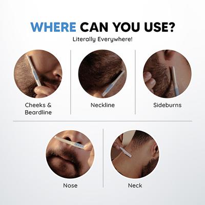 LetsShave Beard Pro Styler - Men (Pack of 3) - Razors & Cartridges