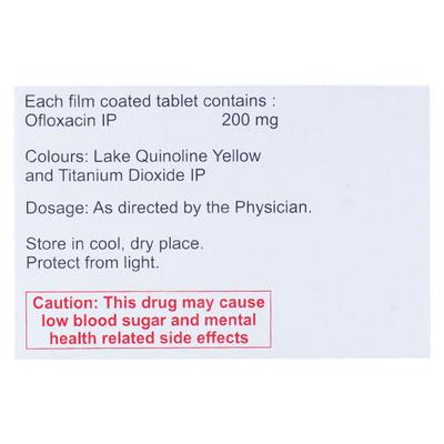 Oflomac 200mg Tablet 10'S - Bacterial Infections-Qui