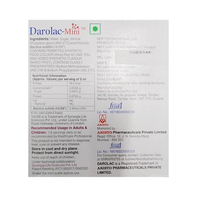 DAROLAC MINI Liquid 6x5ml - Diarrhoea-Ant