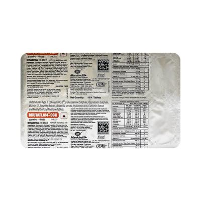 BRUTAFLAM CG II Tablet 10's - Supplements-Sup