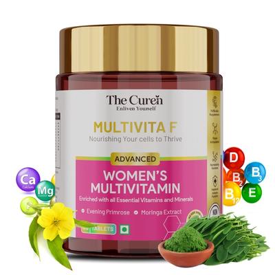 The Curen Multivita F Advanced Women'S Multivitamin Tablet 60's - Multi-Vitamins