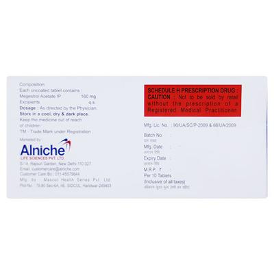 Megahenz 160mg Tablet 10'S - Cancer Oncology-Hor