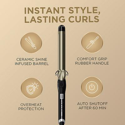 Ikonic Hair Professional Curling Tong Black (CT28) - Rollers & Curlers