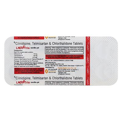 LNDIP TRIO Tablet 10's - Hypertension-Ang