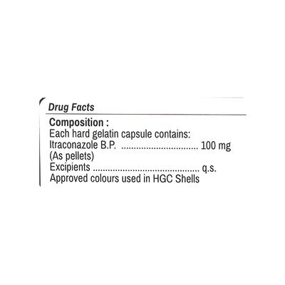 Mitraa 100mg Capsule 4'S - Fungal Infections-Anf