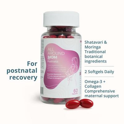 Briyo All Around Mom Postnatal Multivitamin Capsules 60's - Multi-Vitamins