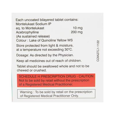 ODIMONT AB Tablet 10's - Asthma/COPD-Ast