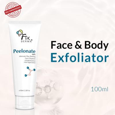 Fixderma Mandelic Acid + Salicylic Acid Face Wash, Peelonate Aha and Bha Face & body Cleanser 75gm - Face Wash & Cleansers