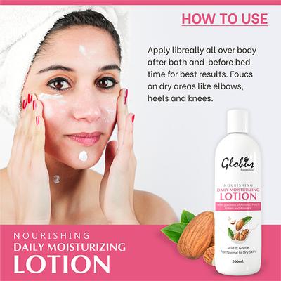 Globus Remedies Skin Lightening Brightening Daily Moisturizing Lotion 200 ml - Lotions & Creams
