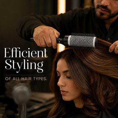 Vega Professional Ceramix Shine Blow Dry Round Hair Brush 25Mm (Vpphb-01) - Hair Brushes