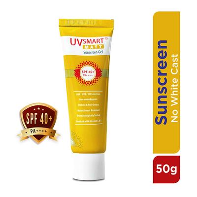 UVSMART MATT SPF 40+ PA++++ Sunscreen Gel 50gm - Sunscreen Preparations-Emo