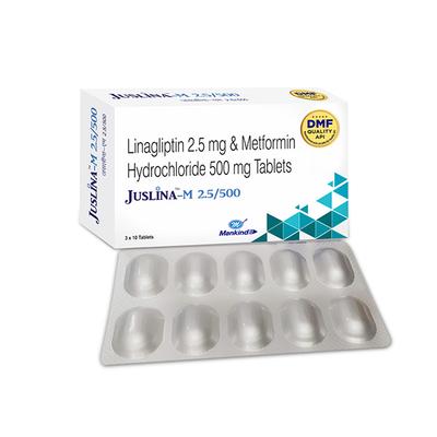 JUSLINA M 2.5/500 Tablet 10's - Diabetes-Ant