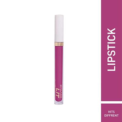 MyGlamm LIT Liquid Matte Lipstick-Hits Different 3 ml - Liquid Lipsticks