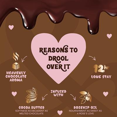 Blue Heaven Cookie & Souffle Chocolate-Flavored Airwhipped Lip Cream, Fudge Fantasy 3.2 ml - Liquid Lipsticks