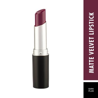 Swiss Beauty Smooth Velvet Matte Lipstick - (Dark Plum) 3.2 gm - Lipsticks