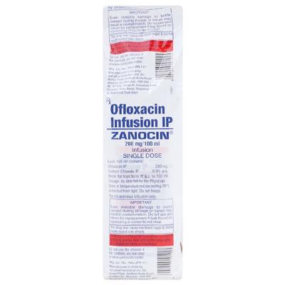 Zanocin Infusion 100ml - Bacterial Infections-Qui