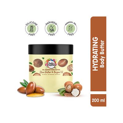 Buds & Berries Shea Butter and Argan Oil Body Butter Jar 200 ml - Body Butter