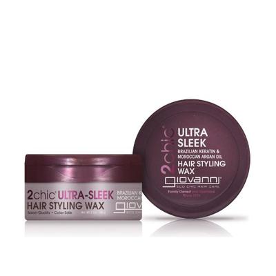 Giovanni Organic 2Chic Brazilian Keratin & Argan Oil Hair Styling Wax 57 gm - Hair Gels & Waxes