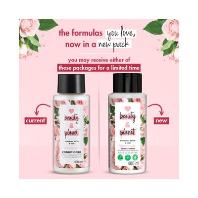 Love Beauty And Planet Murumuru Butter and Rose Paraben Free Blooming Colour Conditioner 400 ml - Conditioners