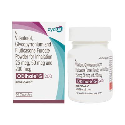 ODIHALE G 200 Respicap 30's - Asthma/COPD-Ast