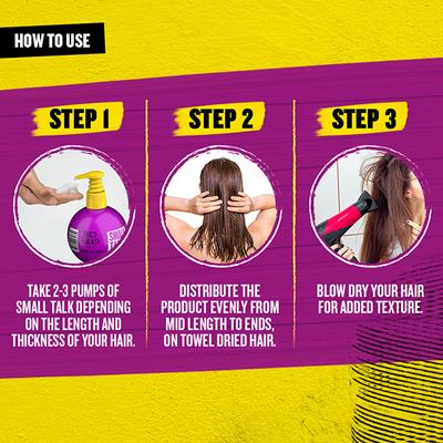 TIGI Bed Head Small Talk Hair Thickening Cream for Fine and Flat Hair 240 ml - Hair Creams