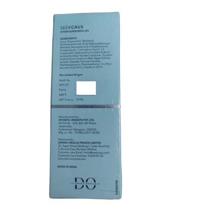 Seekcaus Hydra Sunscreen Gel SPF 50 PA++++ 50 g - Face Sunscreen