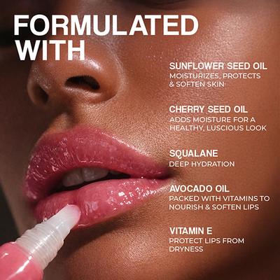 L.A.Girl On Cloud Nine Glazed Lippie Lipgloss Lip Serum-Nudie 12 ml - Lip Glosses