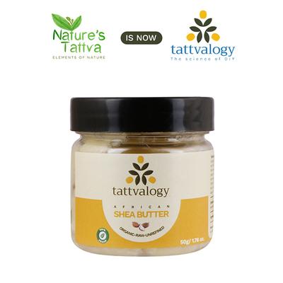 Tattvalogy Organic Shea Butter Raw Unprocessed & Unrefined 50 gm - Body Butter