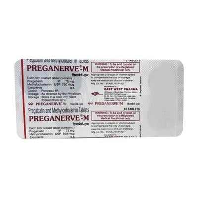 Preganerve M Tablet 10'S - Neuropathic Pain-Dru