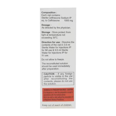BIOCEF 1gm Injection 10ml - Bacterial Infections-Cep