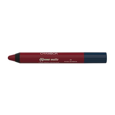 Chambor Extreme Matte Long Wear Lipcolor + Hyaluronic Acid - 22, 2.8gm - Lip Crayons