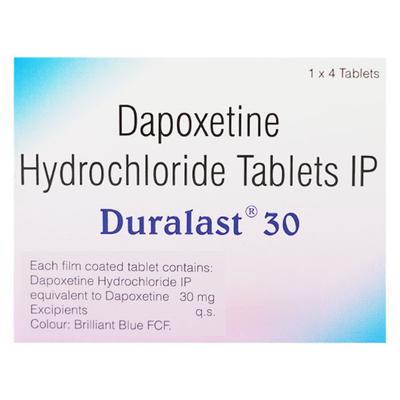 Duralast 30 Tablet 4's - Premature Ejaculation