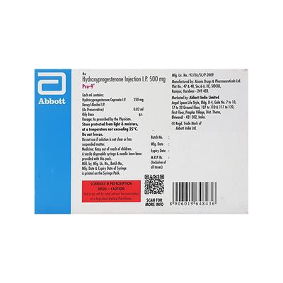 PRO 9 500mg Injection 2ml - Hormonal Therapy-Oes