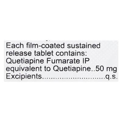 Q Pin SR 50mg Tablet 10'S - Schizophrenia-Aps