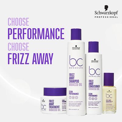 Schwarzkopf Professional Bonacure Frizz Away Smoothing Oil with Babassu Oil with Vegan Keratin 50 ml - Hair Serums