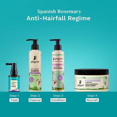 Pilgrim RootActive Anti-Hairfall Serum With Spanish Rosemary Strengthens Hair Roots & Increases Hair Density 30 ml - Hair Serums