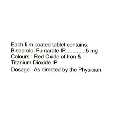 BISOTAB 5 Tablet 10's - Hypertension-Bet