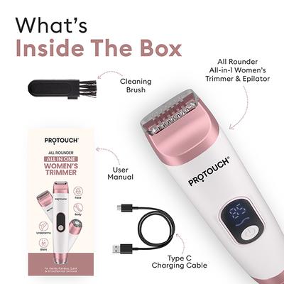 Protouch All-in-1 All Rounder Women's Trimmer & Epilator 1's - Shaving & Hair Removal