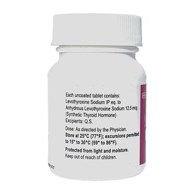 Lethyrox 12.5Mcg Tablet 50'S - Hypothyroidism