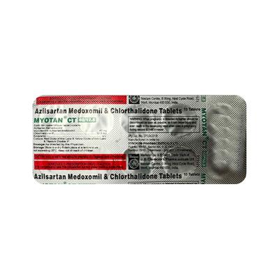 Myotan CT 40/12.5mg Tablet 10'S - Hypertension-Ang