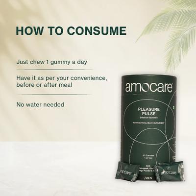 Amocare Pleasure Pulse Enhancer Gummies - Men 60's - Other Supplements
