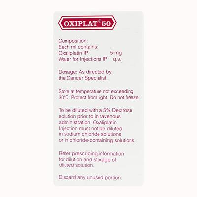 OXIPLAT 50 Injection 10ml - Cancer Oncology-Cyt