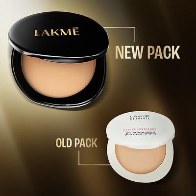 Lakme Absolute Perfect Radiance Compact SPF 23 UVA/UVB Protection Golden Sand 03 8gm - Compact Powder